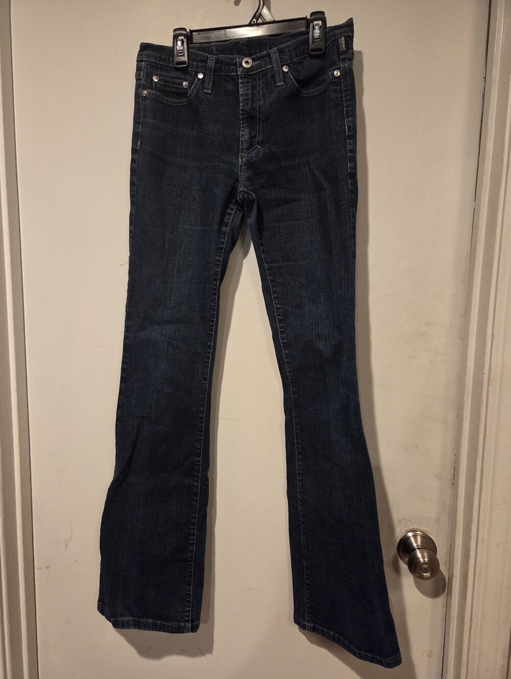 Versace Dark Blue Flared Jeans Size 6